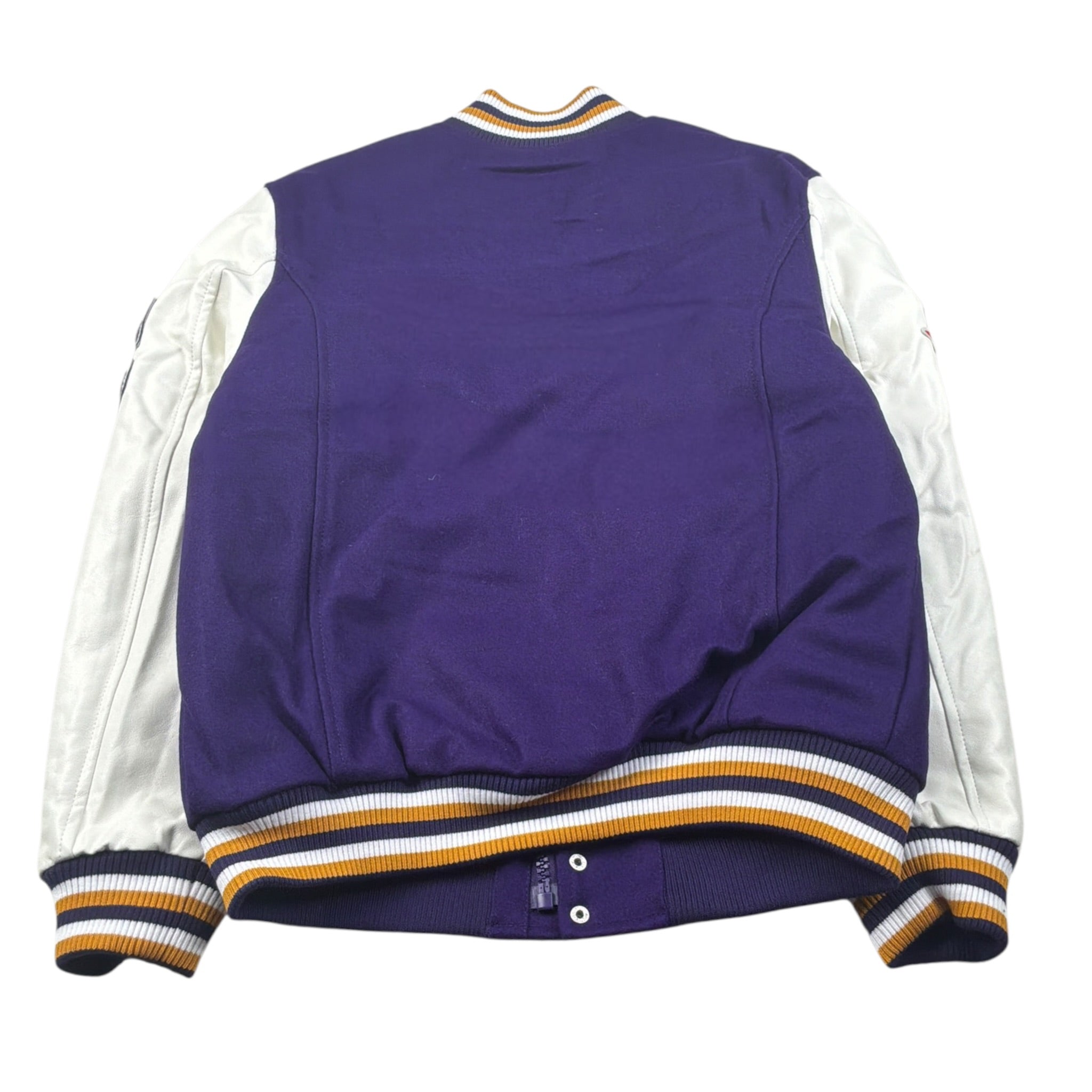 American College Giubbino College tinta unita con Maniche In Contrasto Viola per Bambino AC12J VIOLA AMERICAN COLLEGE 