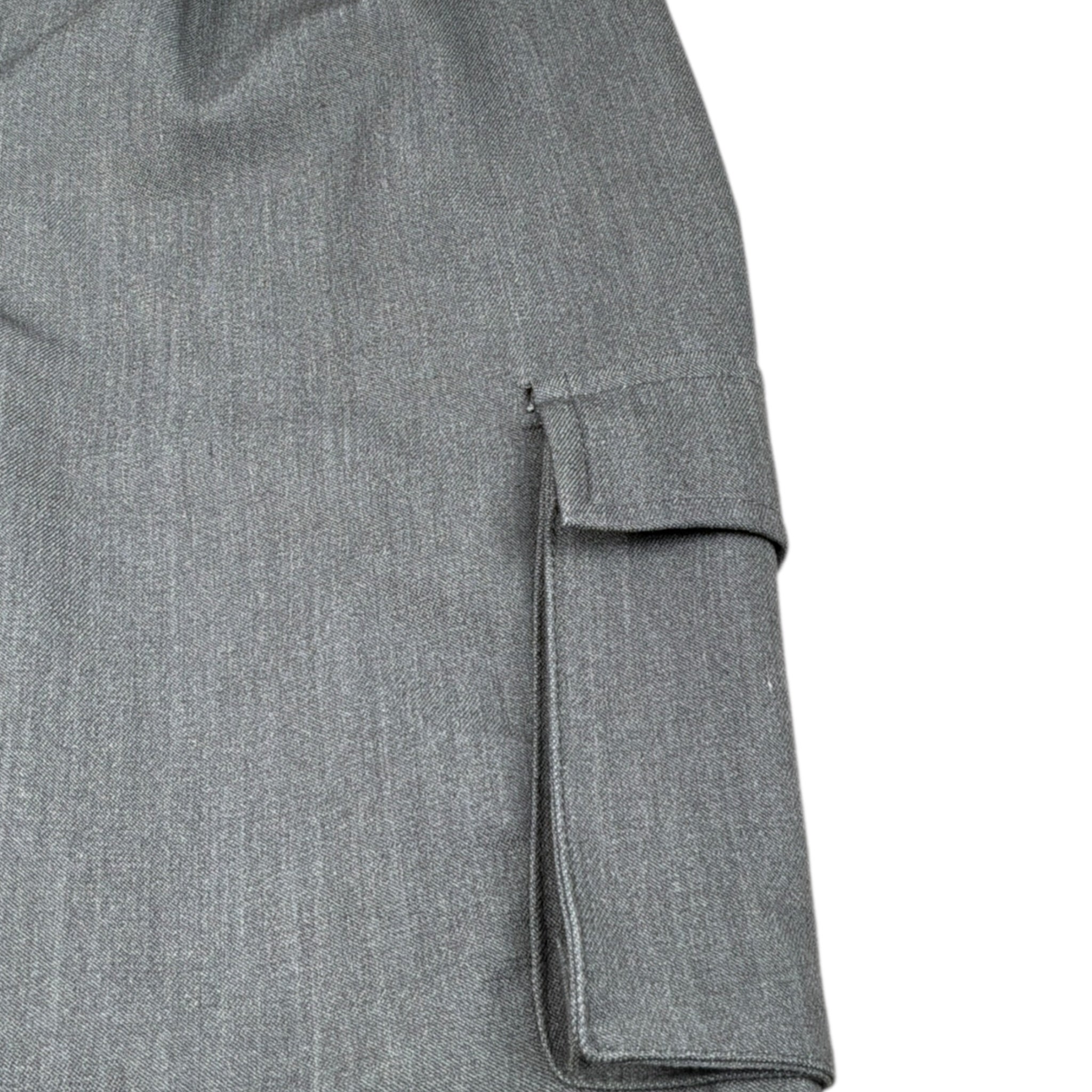 Amiuni Pantalone tinta unita con Elastico In Vita Grigio per Bambina AG806125 GRIGIO AMIUNI 