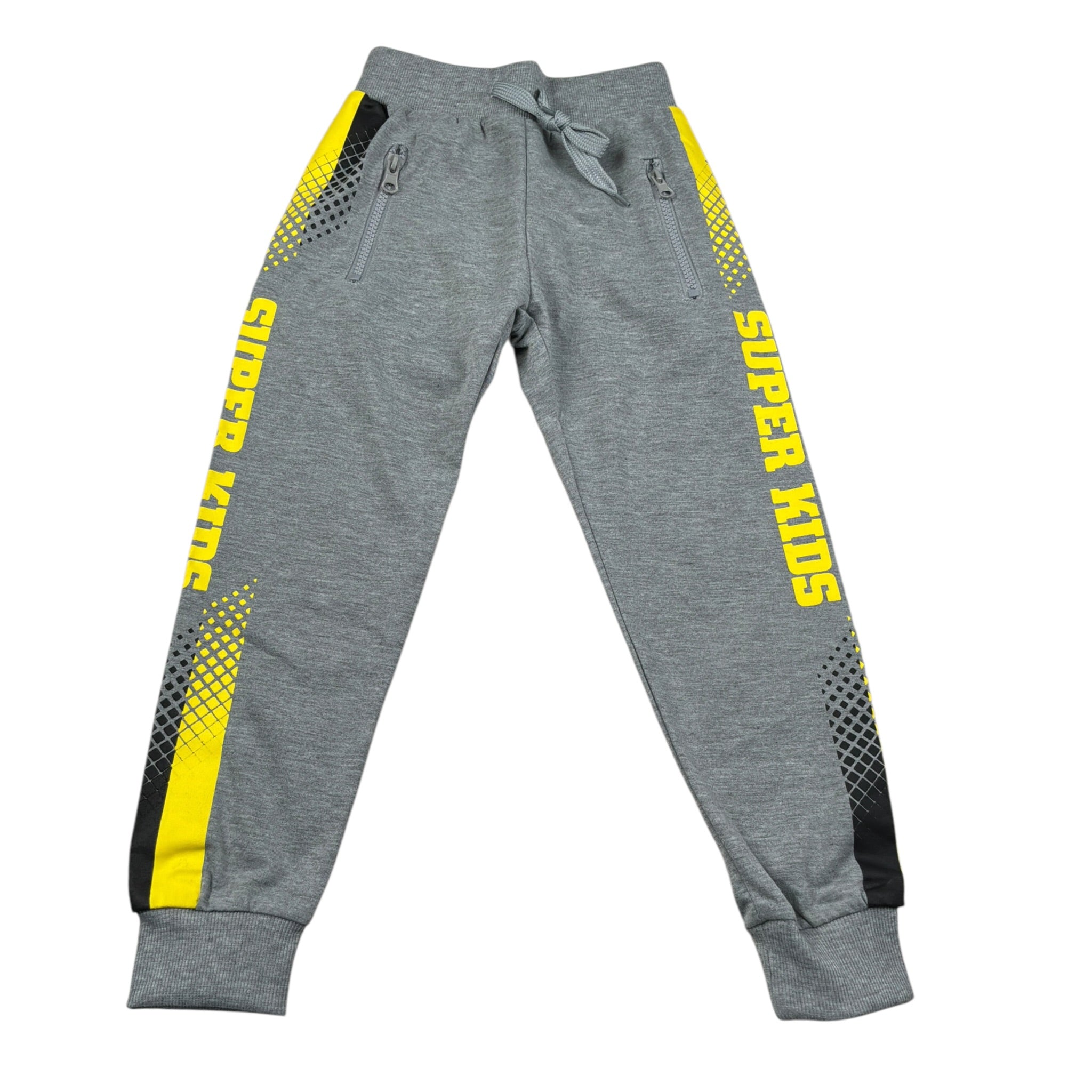 Angel Kids Pantalone Tuta tinta unita Grigio per Bambino K6259 GRIGIO ANGEL KIDS 