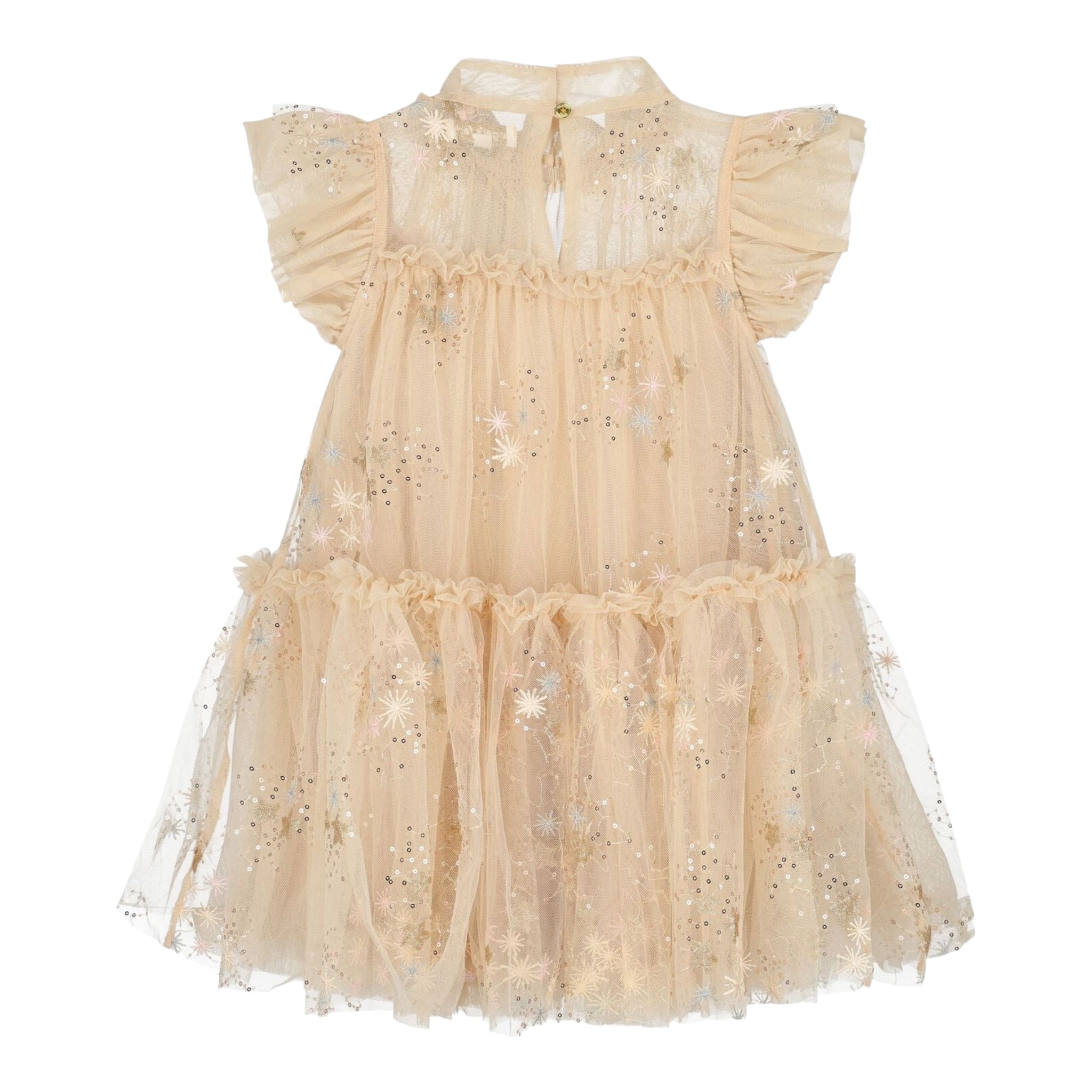 Angel'S Face Abito Cerimonia tinta unita con Paillettes Beige per Bambina GOLD BEIGE ANGEL'S FACE 