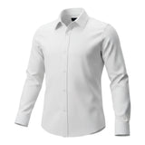 Antony Morato Camicia tinta unita Manica Lunga Bianco per Bambino MKSL00088 BIANCO ANTONY MORATO 