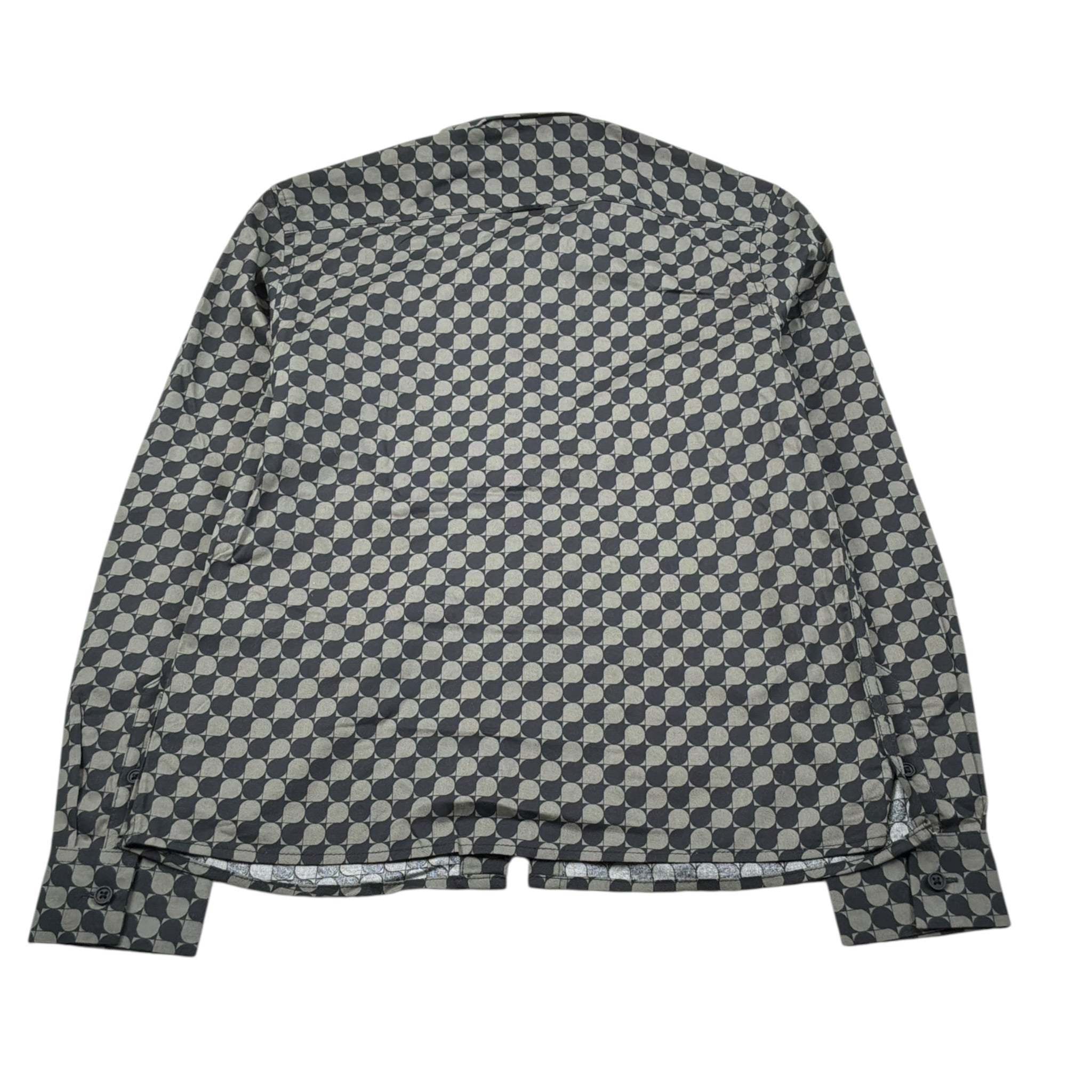 Antony Morato Camicia Manica Lunga Stampa Fantasia Nero/Verde per Bambino MKSL0022 NERO/VERDE ANTONY MORATO 