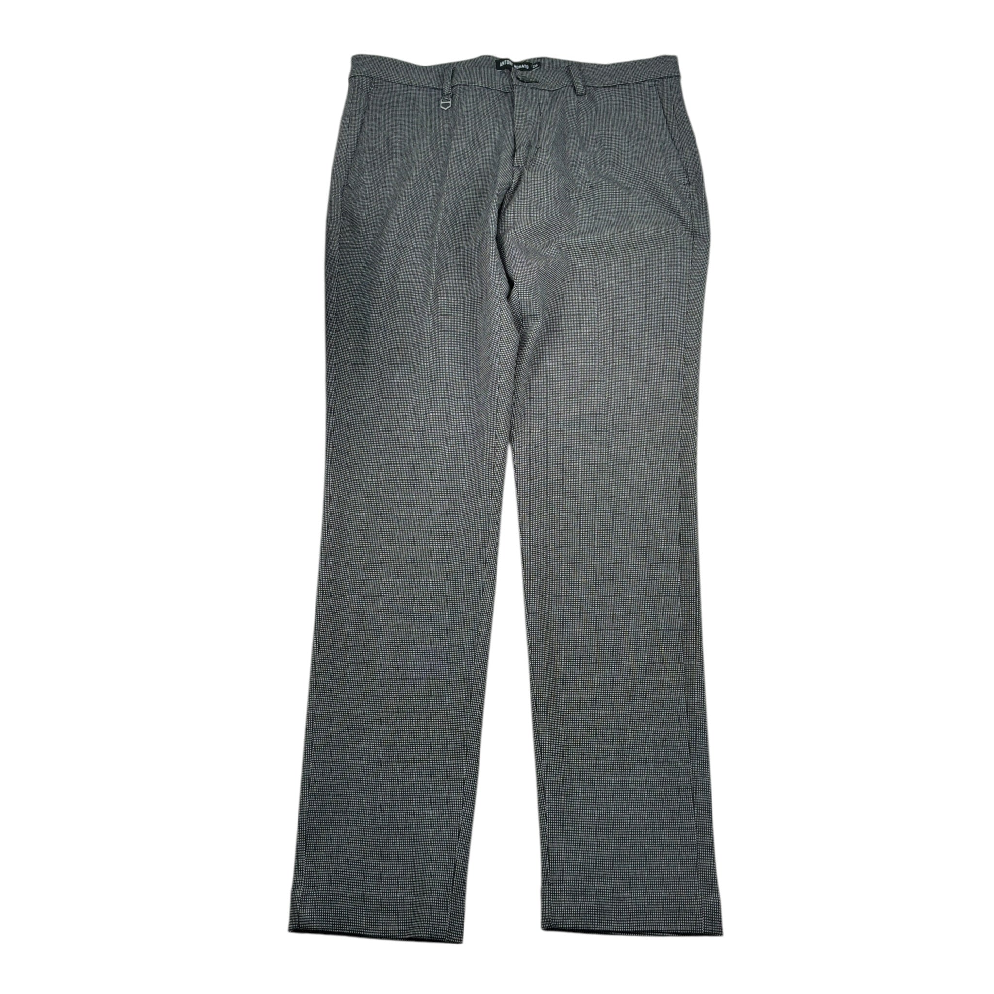 Antony Morato Pantalone tinta unita con Microfantasia Nero per Bambino MKTS00009 NERO ANTONY MORATO 