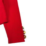 Artigli Maglia Mezzo Collo tinta unita Rosso per Bambina GM53037 ROSSO ARTIGLI 