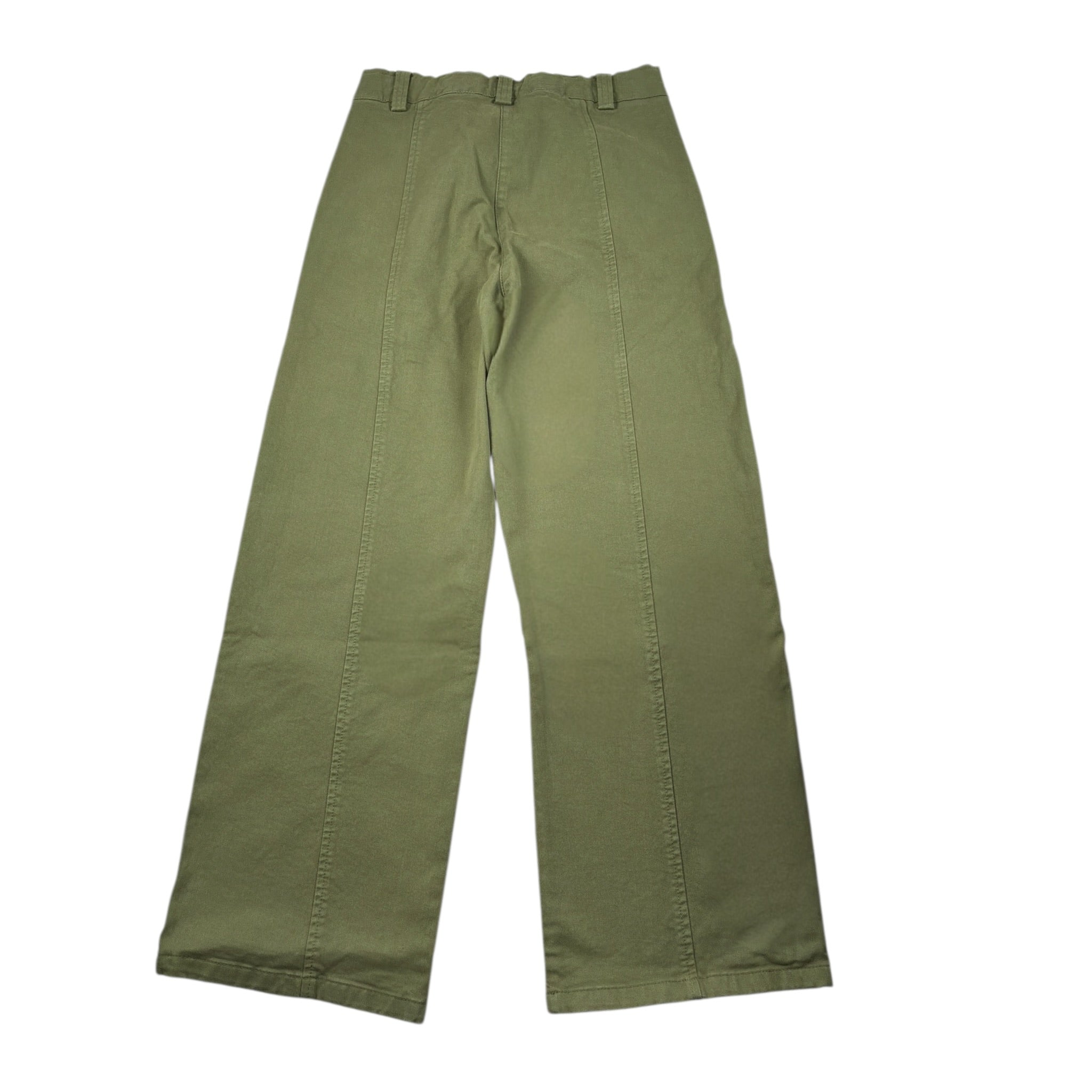 Aspesi Pantalone tinta unita con Girovita Regolabile Verde per Bambina A25APL0016C6069 VERDE ASPESI 