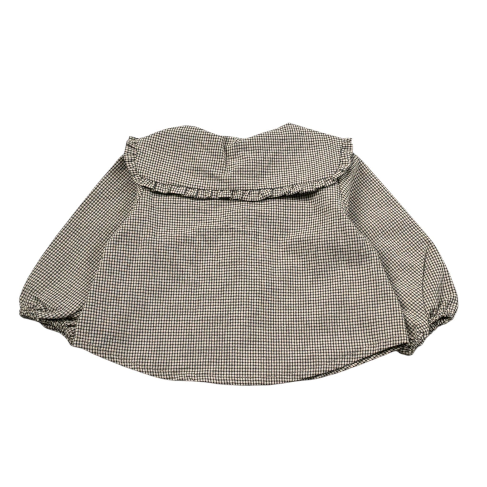 Aventiquattrore Camicia Manica Lunga Fantasia Quadretti Beige per Neonata A2401716N BEIGE AVENTIQUATTRORE 