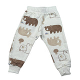 Aventiquattrore Pantalone Tuta tinta unita con Stampe Panna per Neonato A2401751 PANNA AVENTIQUATTRORE 