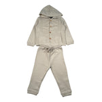 Aventiquattrore Completo 3 Pezzi Felpa-Pantalone tinta unita-Shirt Beige per Bambino A2401756 BEIGE AVENTIQUATTRORE 