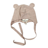 Babe & Tess Cappello tinta unita con Orecchie Beige per Neonata 99548025 BEIGE BABE & TESS 