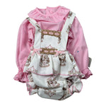 Babine' Completo 2 Pezzi Camicia-Salopette Rosa per Neonata 2612021 ROSA BABINE' 