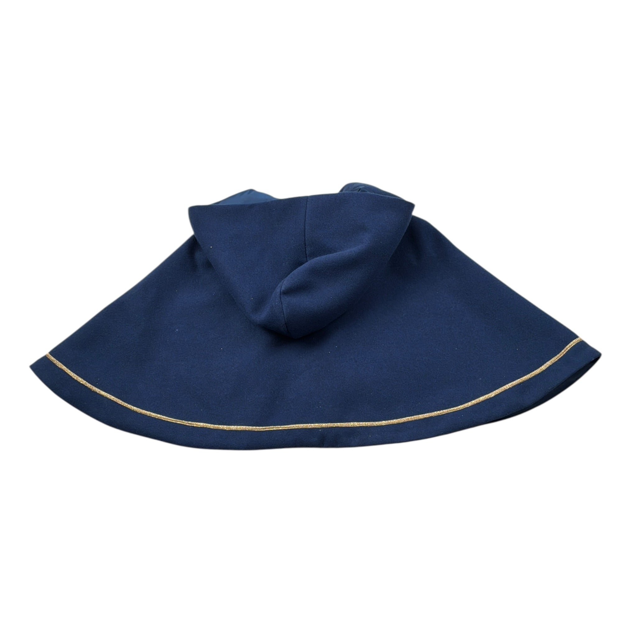 Babine' Mantella tinta unita con Cappuccio Blu per Bambina 2612715J BLU BABINE' 