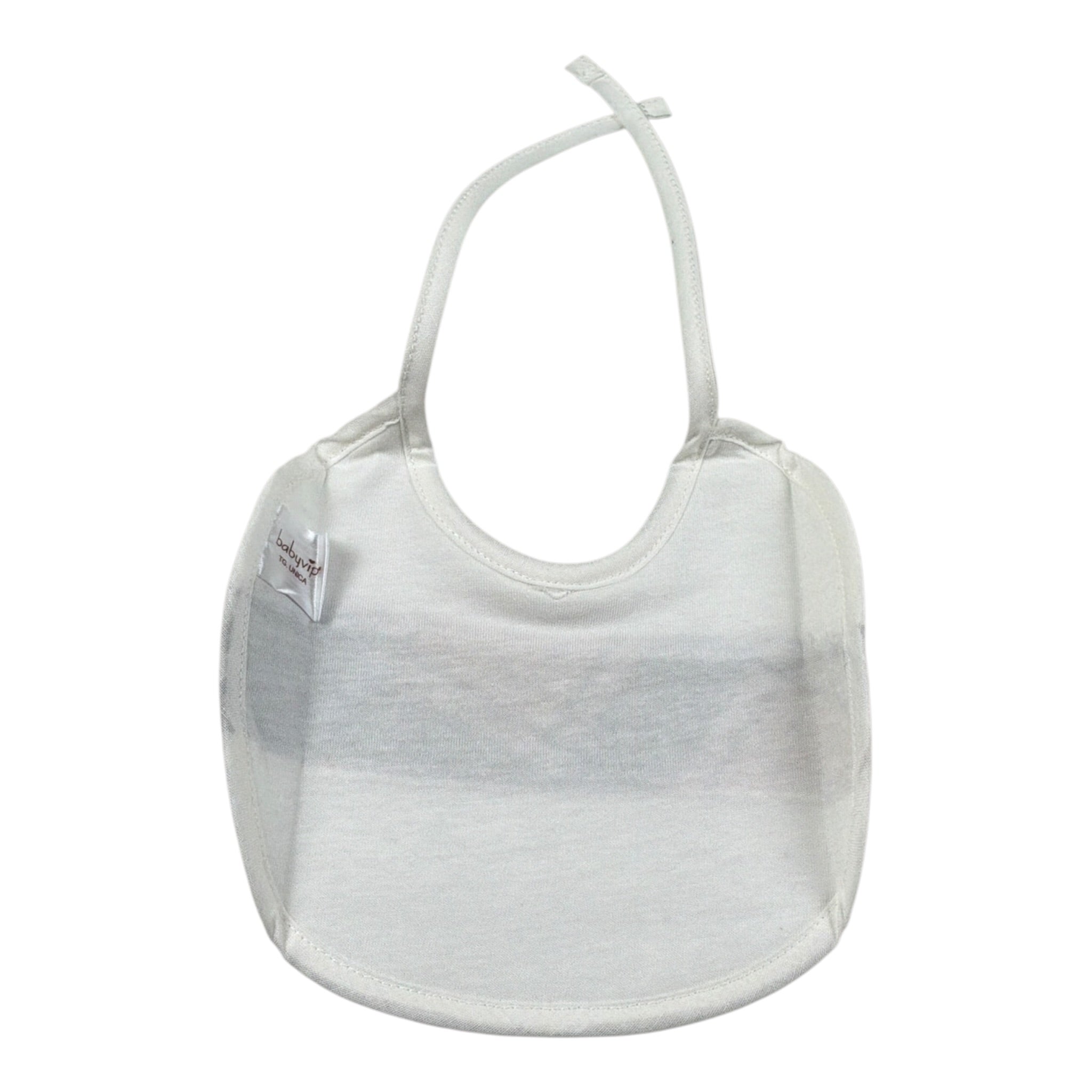 Baby Vip Bavetta tinta unita Panna per Neonata T4024 PANNA BABY VIP 