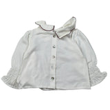 Baby Vip Camicia Manica Lunga tinta unita Panna per Neonata T418002 PANNA BABY VIP 