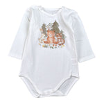Baby Vip Body tinta unita con Stampa Bianco per Neonato T4212 BIANCO BABY VIP 