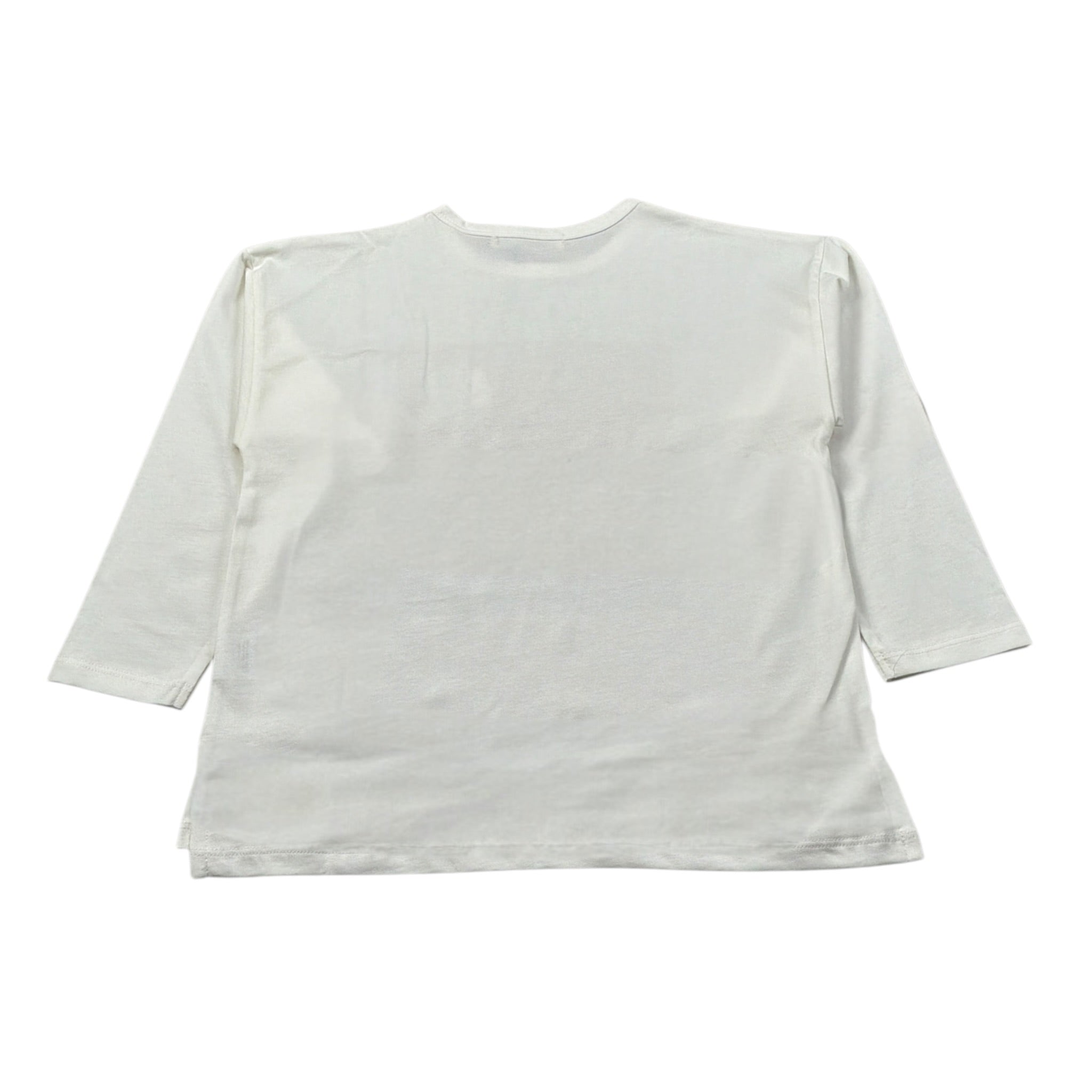 Babyclic Shirt Girocollo tinta unita con Stampa Bianco per Neonato L216310009N BIANCO BABYCLIC 