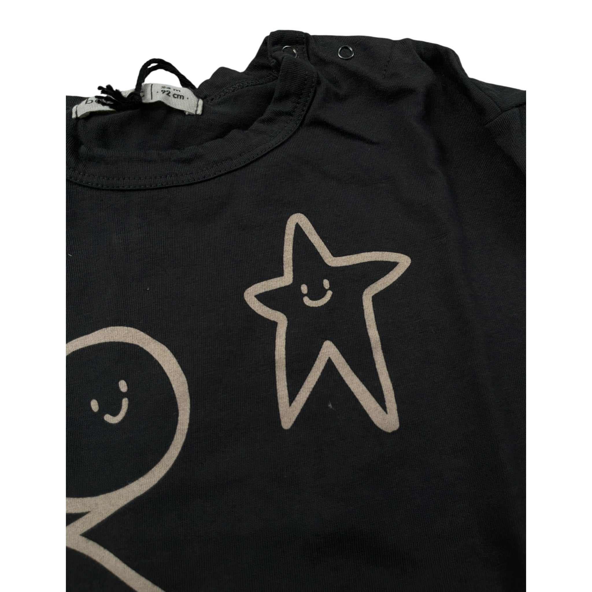 Babyclic Shirt Girocollo tinta unita con Stampa Grigio per Bambino L2164211308 GRIGIO BABYCLIC 