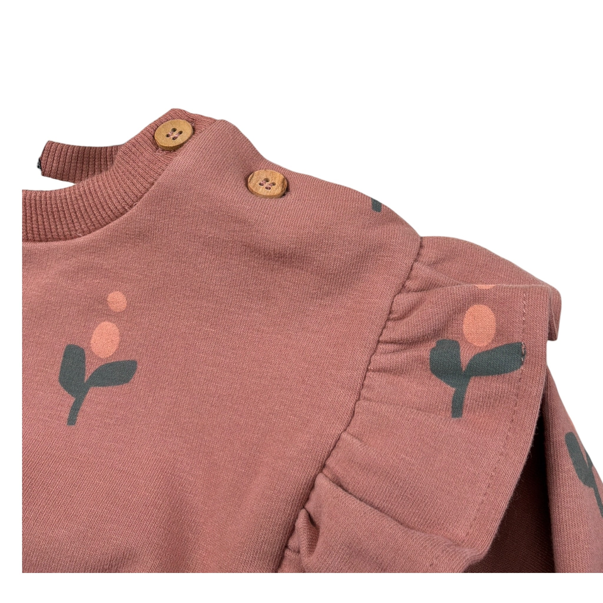 Babyclic Felpa Chiusa Girocollo tinta unita Rosa per Bambina L276303J ROSA BABYCLIC 