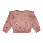 Babyclic Felpa Chiusa Girocollo tinta unita Rosa per Neonata L276303 ROSA BABYCLIC 