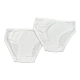 Babyvip Set 2 Slip tinta unita Bianco per Bambina 4204 BIANCO BABYVIP 