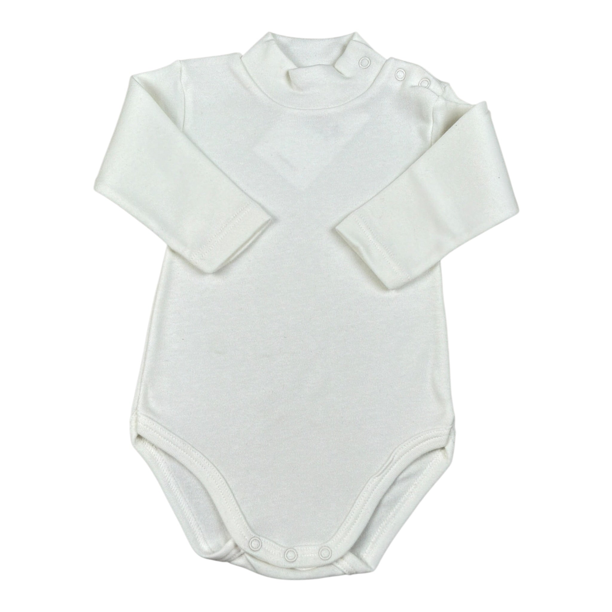 Babyvip Body tinta unita Mezzo Collo Bianco per Neonata J1414 BIANCO BABYVIP 