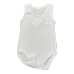 Babyvip Body tinta unita con Stampa Bianco per Neonata J1600 BIANCO BABYVIP 
