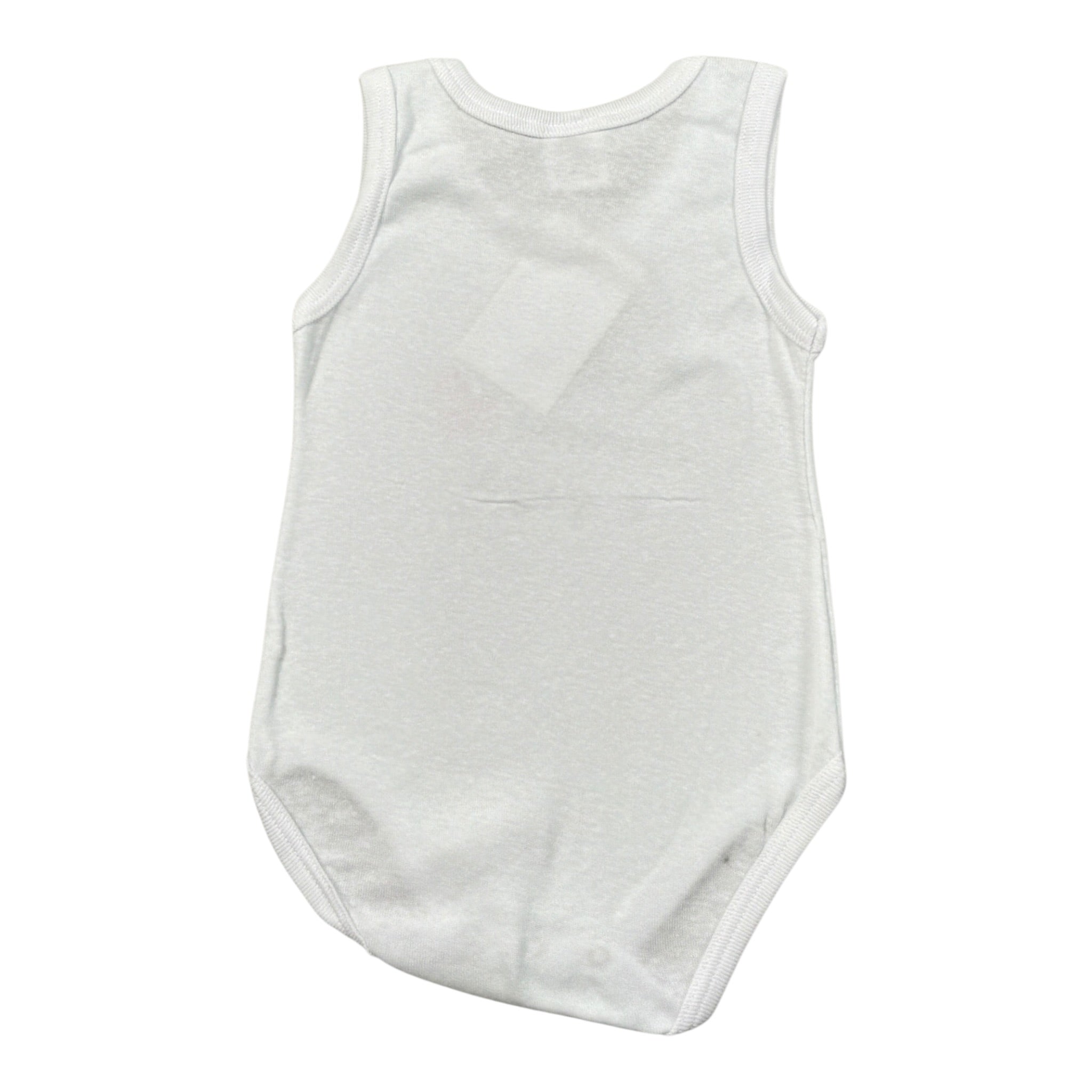 Babyvip Body tinta unita con Stampa Bianco per Neonata J1600 BIANCO BABYVIP 