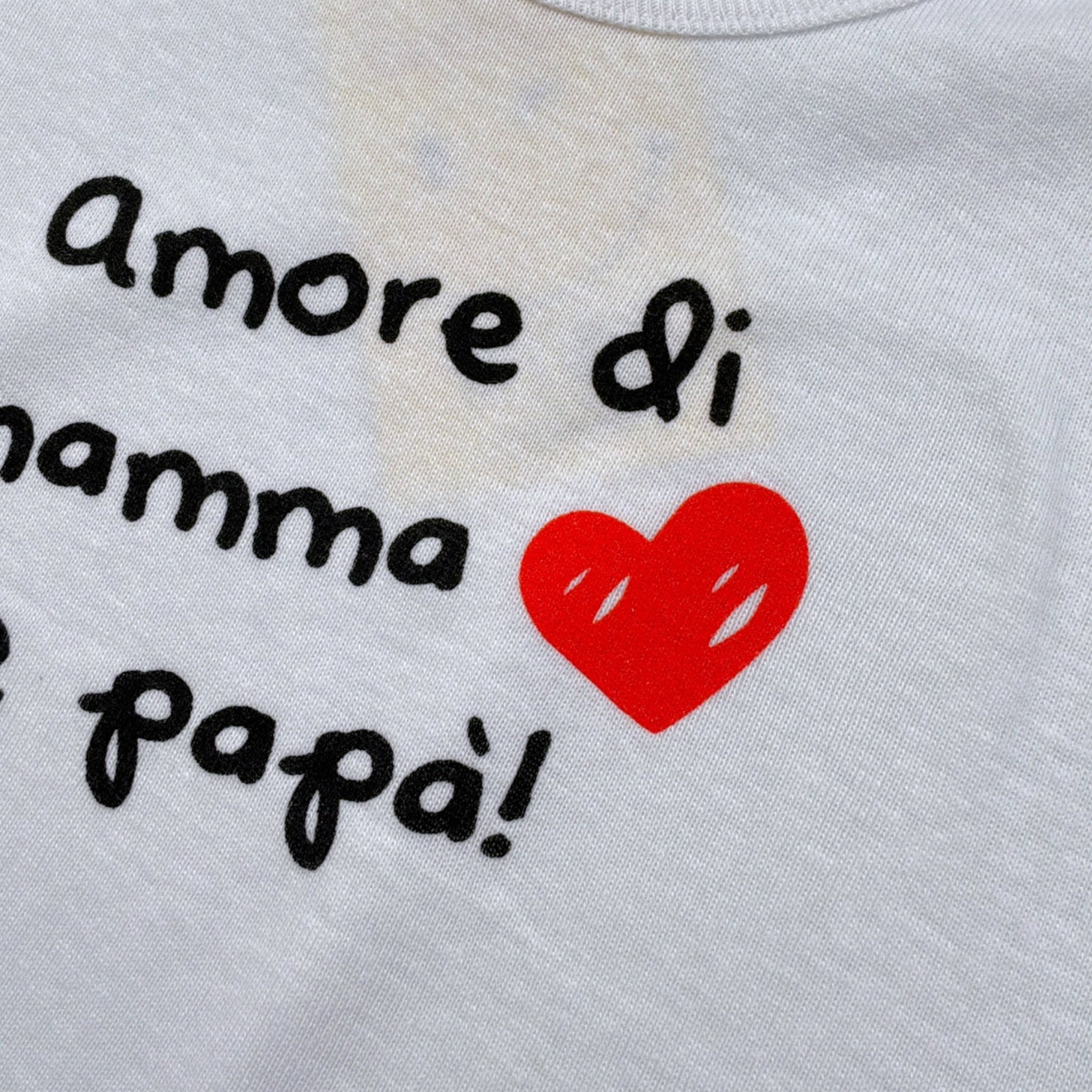 Babyvip Body tinta unita con Stampa Bianco per Neonata J1600 BIANCO BABYVIP 