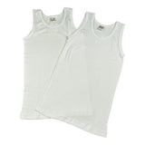 Babyvip Set 2 Canotta Intima tinta unita Bianco per Neonata Q5328N BIANCO BABYVIP 