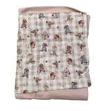 Babyvip Coperta tinta unita con Stampa Rosa per Neonata T1753 ROSA BABYVIP 