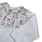 Babyvip Tutina tinta unita con Colletto Bianco per Neonata T2875 BIANCO BABYVIP 