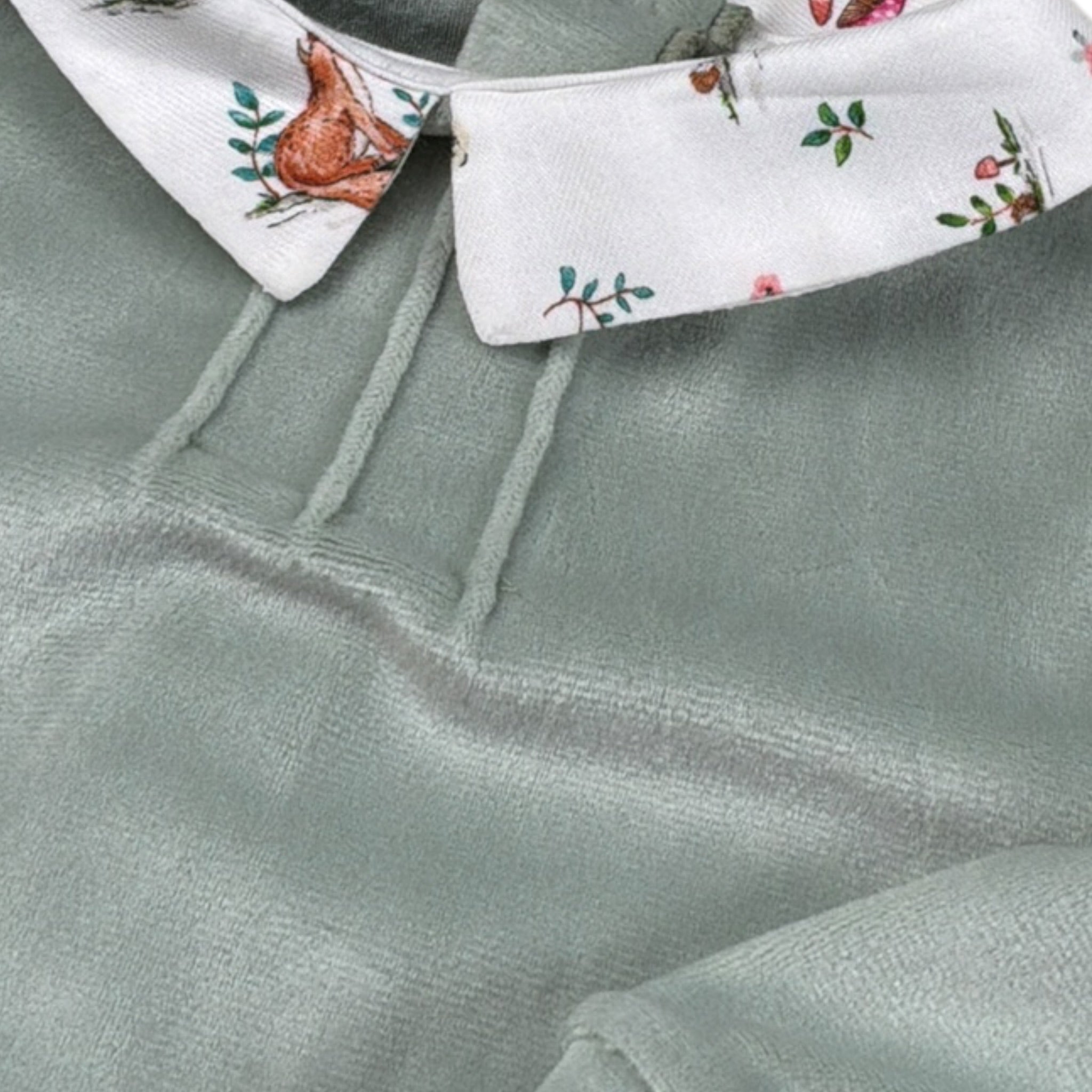 Babyvip Tutina tinta unita In Velluto Verde per Neonata T2885 VERDE BABYVIP 