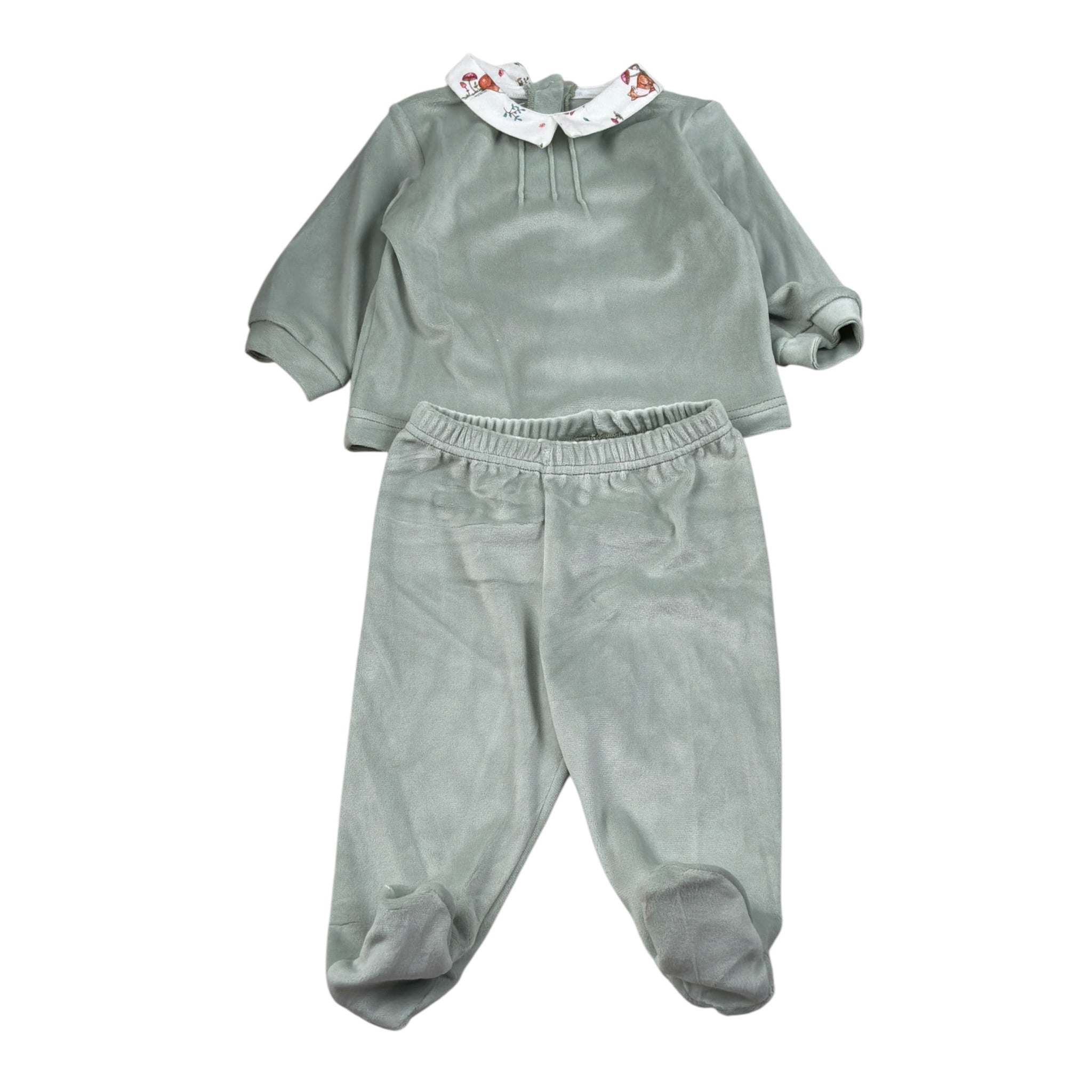 Babyvip Completo 2Pz Maglia-Ghettina Verde per Neonata T3847 VERDE BABYVIP 