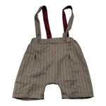 Babyvip Salopette tinta unita con Microfantasia Beige per Neonata T4101 BEIGE BABYVIP 