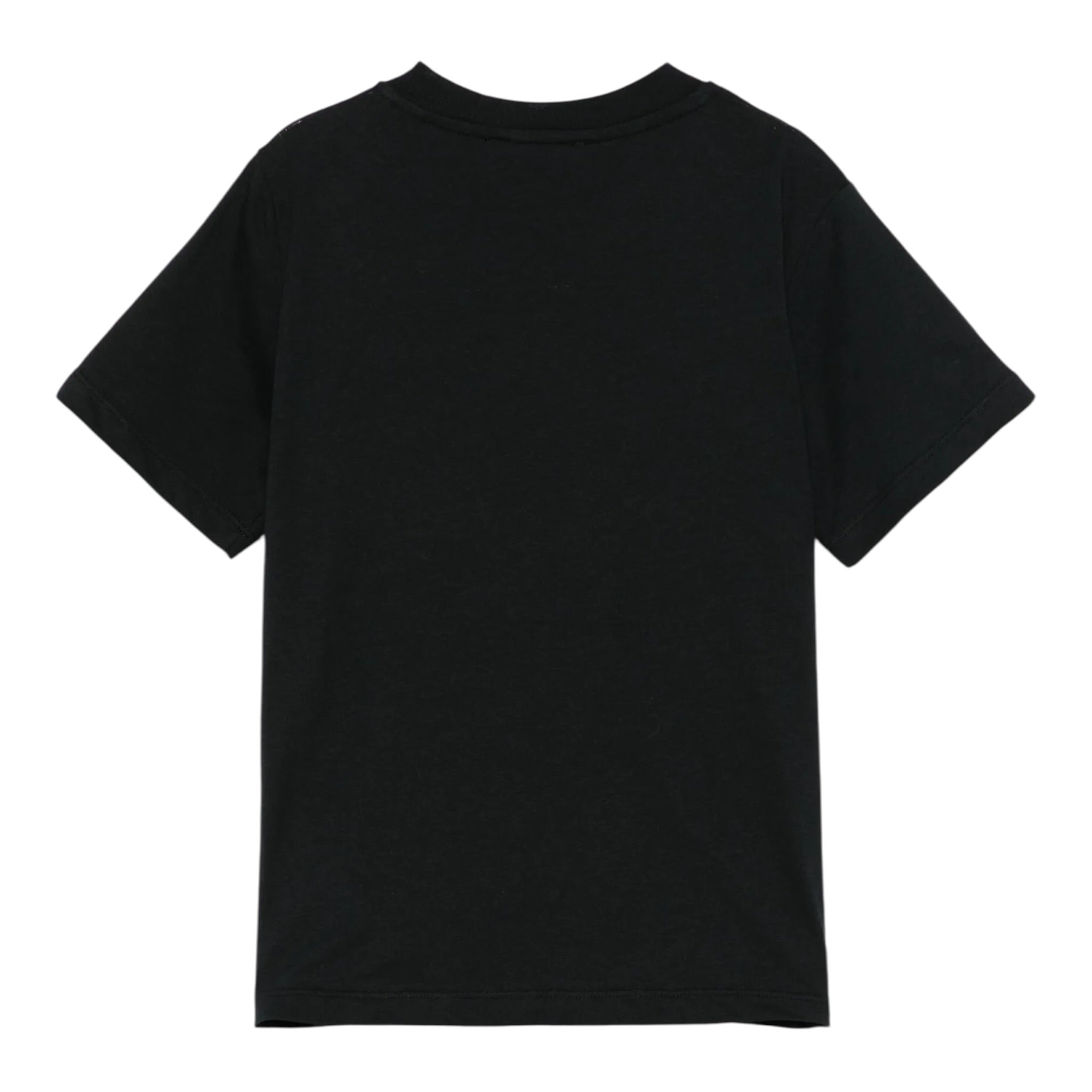 Balmain T-Shirt tinta unita con Logo Nero per Neonata BW8581 NERO BALMAIN 