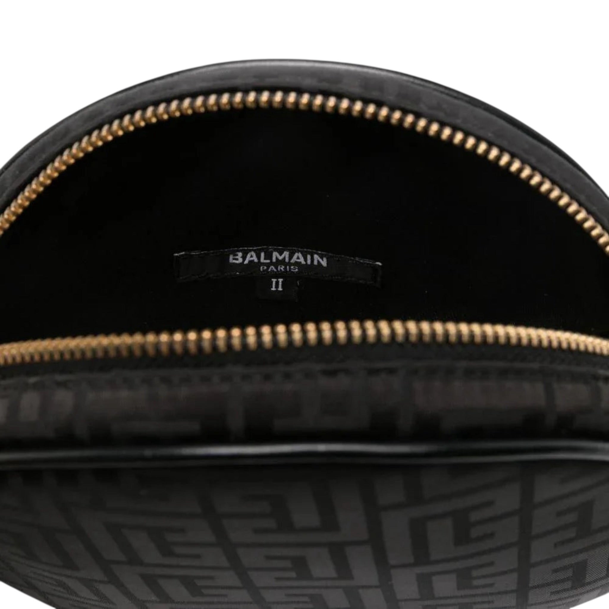 Balmain Borsa tinta unita Logata Nero per Bambina BX0A88 NERO BALMAIN 
