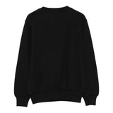 Balmain Felpa Chiusa Girocollo tinta unita con Logo Nero per Neonato BX4530 NERO BALMAIN 