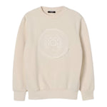 Balmain Felpa Chiusa Girocollo tinta unita Panna per Bambino BX4Q40 PANNA BALMAIN 