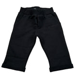 Balmain Pantalone Tuta tinta unita con Logo Nero per Neonato BX6530 NERO BALMAIN 