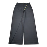 Balmain Pantalone tinta unita Elegante Nero per Bambina BX6B80 NERO BALMAIN 
