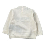 Balmain Maglia tinta unita con Logo Panna per Neonato BX9520 PANNA BALMAIN 