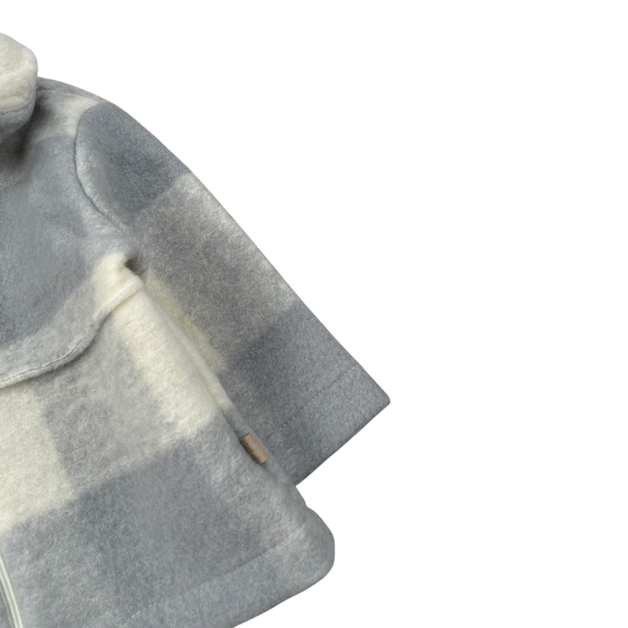 Bamboom+Babies Cappotto Bicolore con Zip Grigio/Bianco per Neonato 1065 GRIGIO/BIANCO BAMBOOM+BABIES 