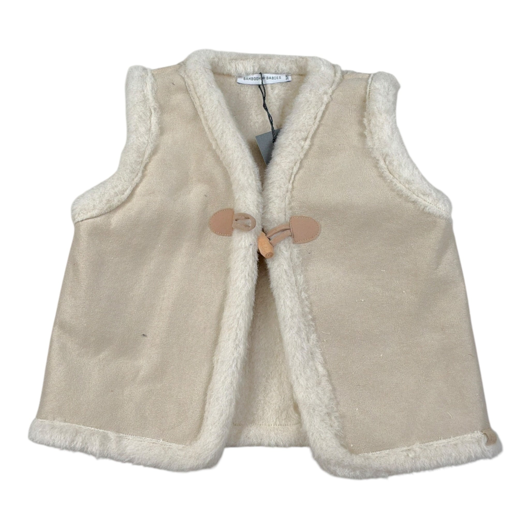 Bamboom+Babies Giubbino tinta unita Smanicato Beige per Bambino 1073J BEIGE BAMBOOM+BABIES 