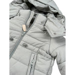 Bamboom+Babies Giubbino tinta unita con Zip E Cappuccio Grigio per Neonato IEIEI GRIGIO BAMBOOM+BABIES 