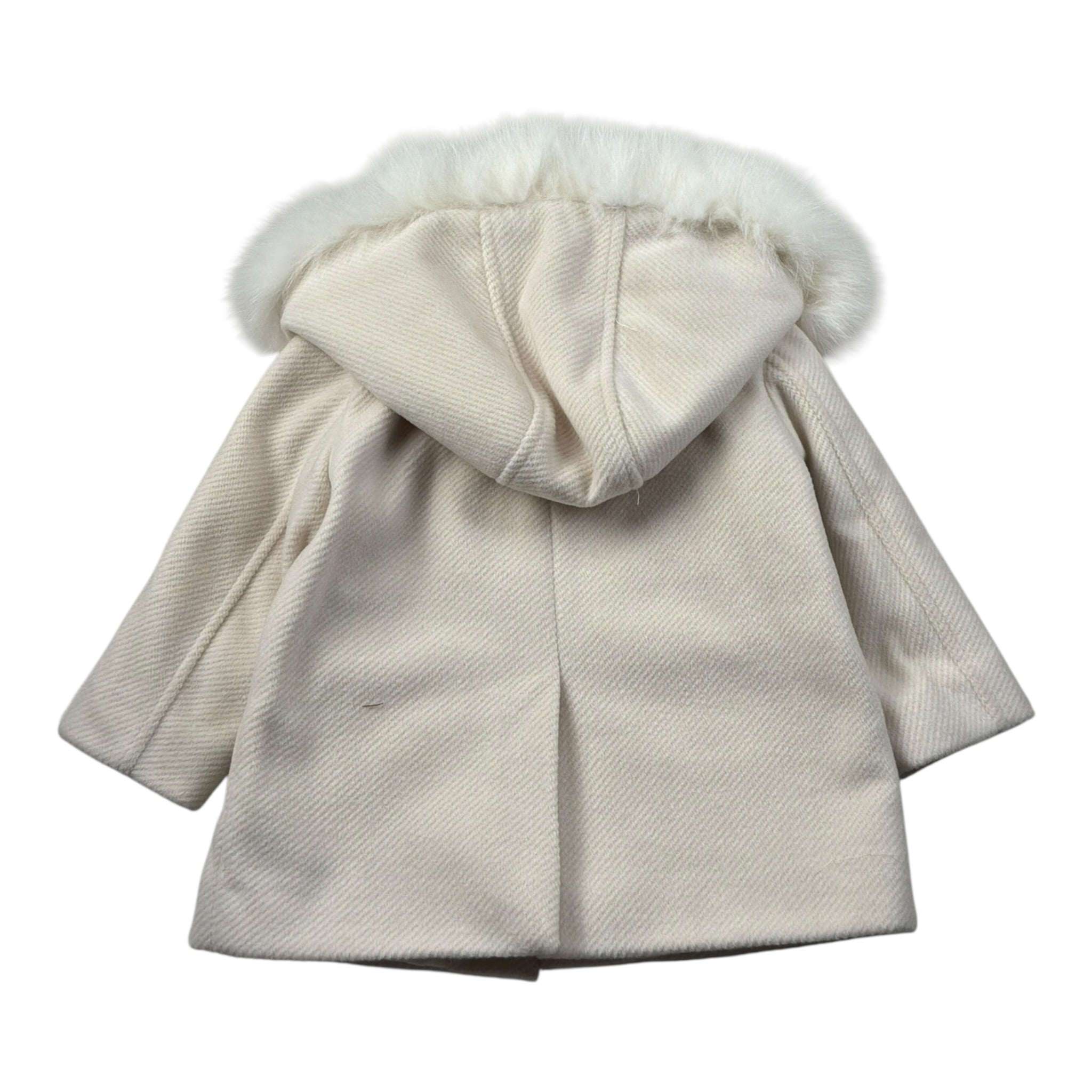 Barcellino Cappotto tinta unita con Cappuccio Panna per Neonata 116113 PANNA BARCELLINO 