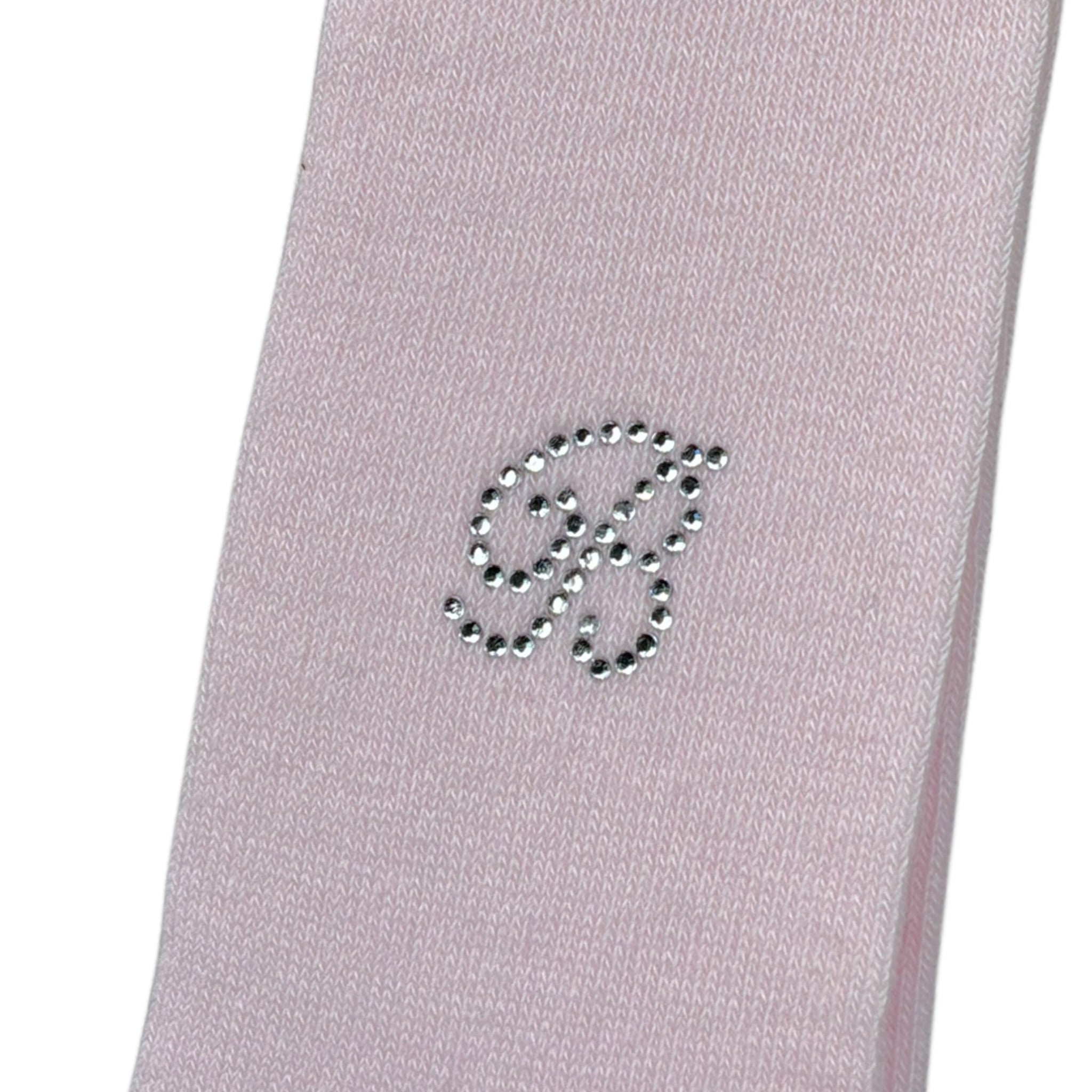 Barcellino Calze tinta unita con Logo Rosa per Neonata 12341 ROSA BARCELLINO 