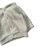 Barcellino Pelliccia Teddy tinta unita con Cappuccio Beige per Neonato 125114 BEIGE BARCELLINO 