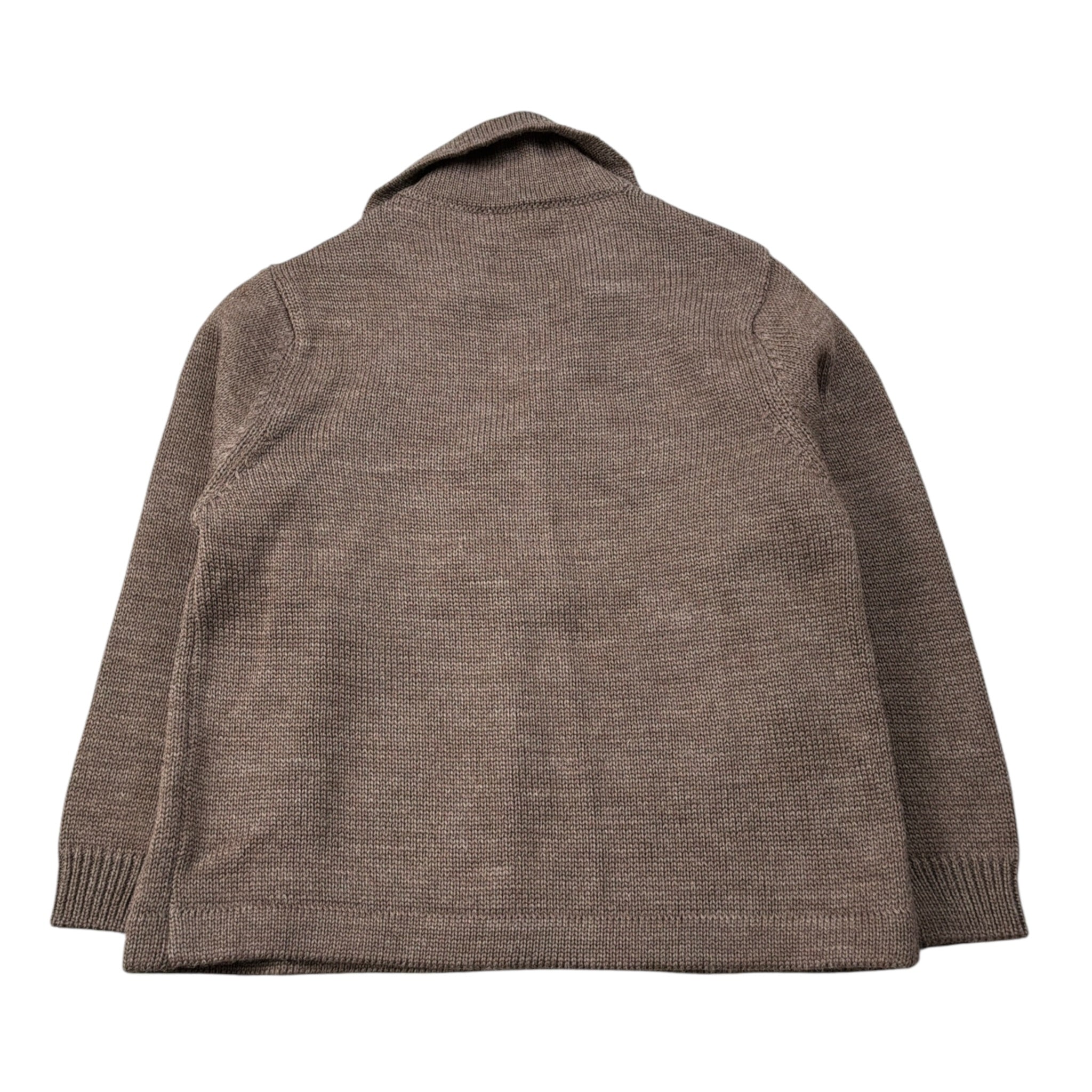 Barcellino Cardigan tinta unita Marrone per Neonato 125211 MARRONE BARCELLINO 