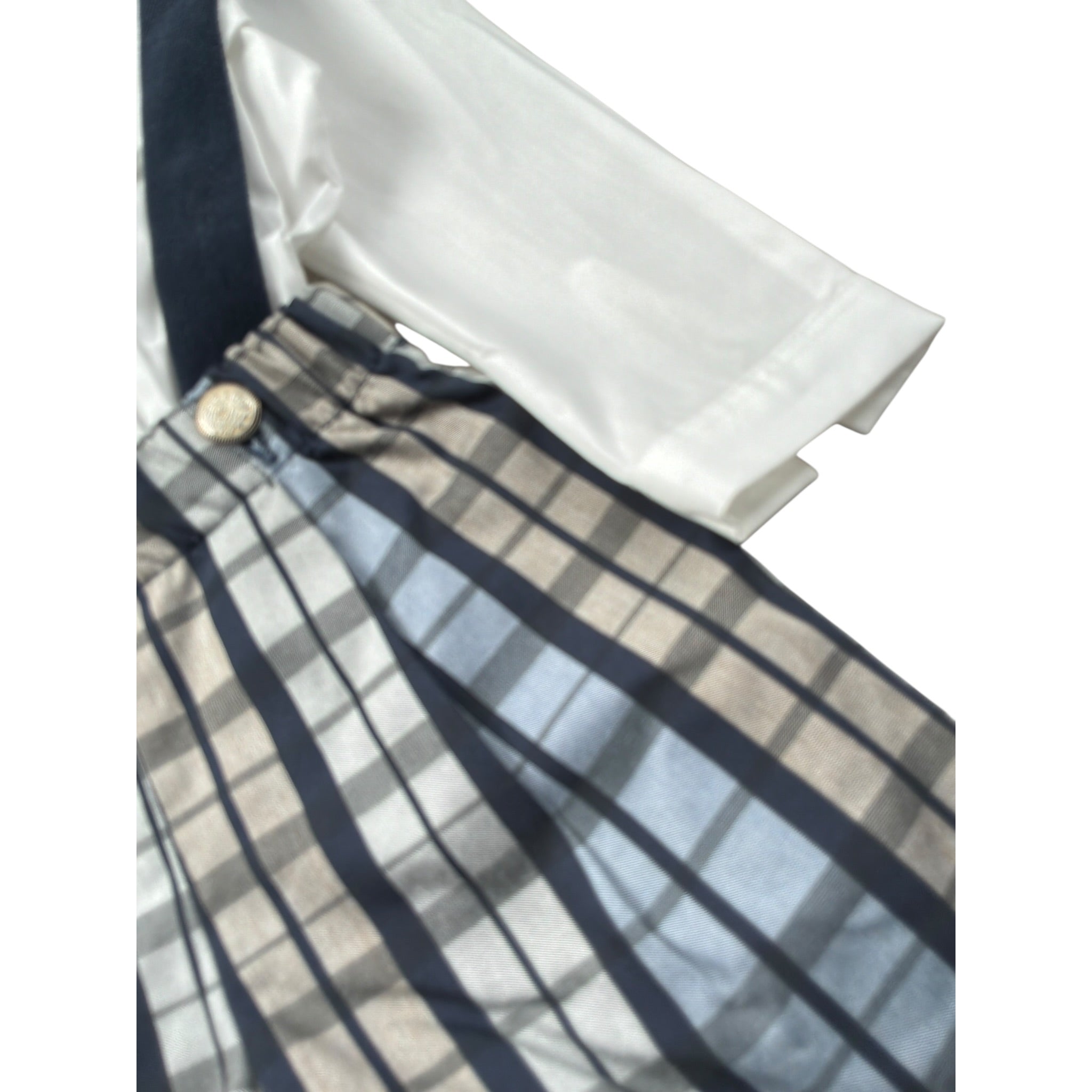 Barcellino Completo 3Pz Camicia Body-Salopette-Papillon Blu per Neonato 125219 BLU BARCELLINO 