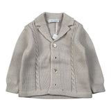Barcellino Cardigan tinta unita Beige per Neonato 125516 BEIGE BARCELLINO 