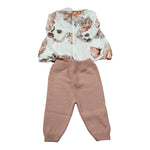 Barcellino Completo 2 Pezzi Maglia-Pantalone Bianco/Rosa per Neonata 125803 BIANCO/ROSA BARCELLINO 